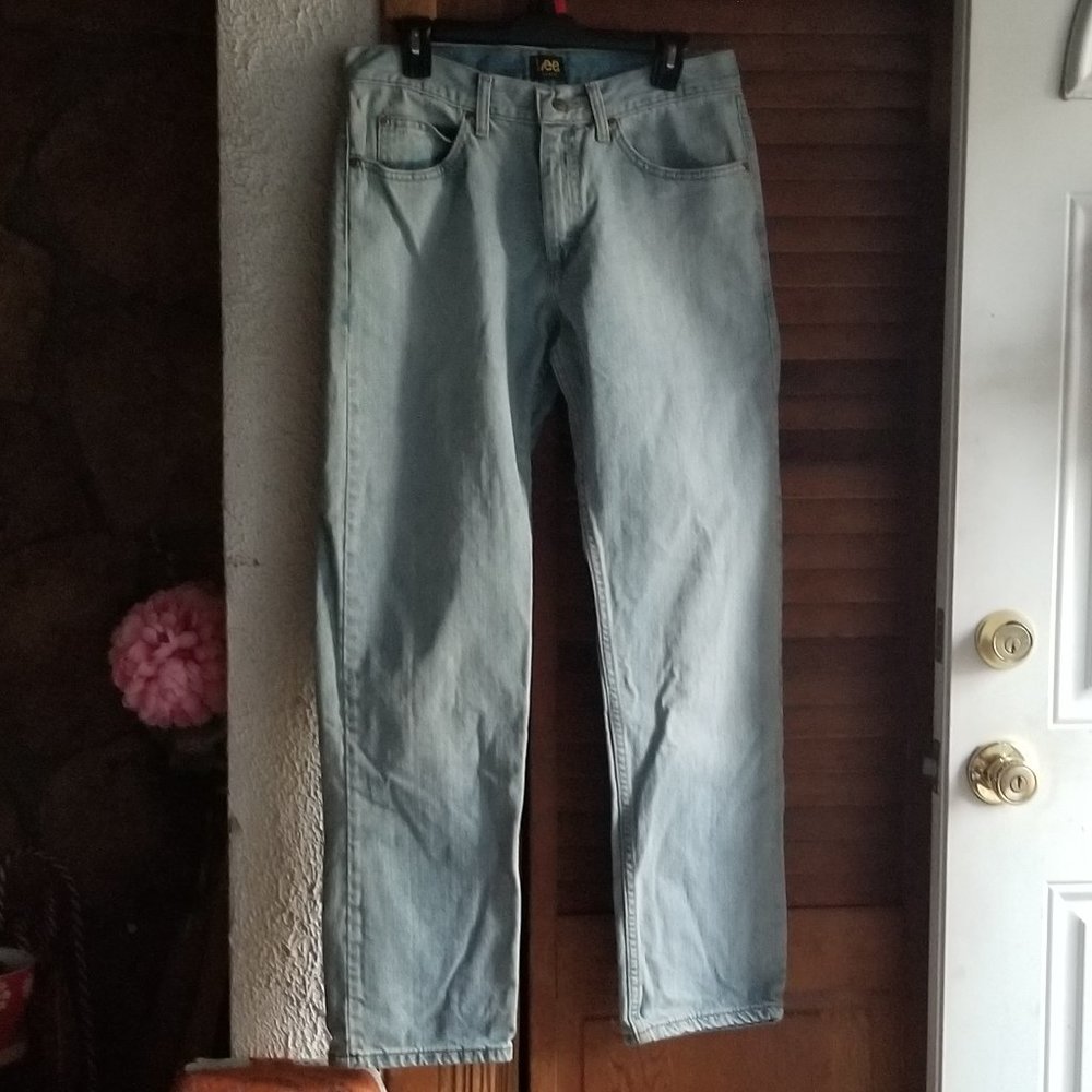 Lee Men's Straight Jeans Light Blue
